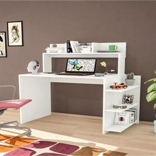 Bmdekor Çalışma Masası Bilgisayar Masası Poyraz Beyaz