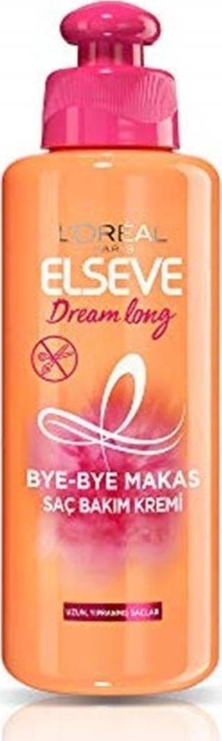 Elseve L'oréal Paris Dream Long Bye-bye Makas Saç Bakım Kremi, 200 Ml