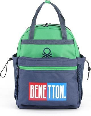 Benetton Laptop Bölmeli Okul Sırt Çantası 3 Bölmeli 03786