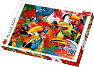 Trefl Puzzle 500 Parça Colourful Birds 37328