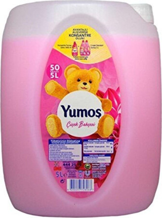 Yumoş Çamaşır Yumuşatıcısı Çiçek Bahçesi 4 x 5 L