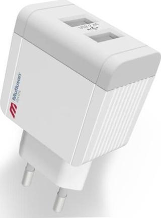 Mutlusan 2,4 A 2 Li USB Fiş Adaptör