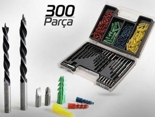300 Parça Dübel ve Matkap Ucu Seti-Findit