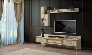 Mobilya Bazarı Bahar Tv Ünitesi (Vizon-Bej)