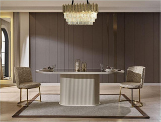 Mobilya Bazarı Guccix Ekru Yemek Masası Ve 6 Sandalye