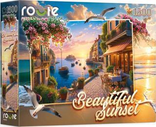 Route Gün Batarken (1500 Parça) 60X85 Cm