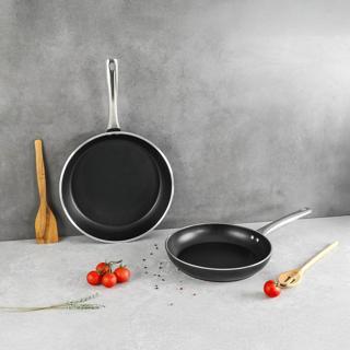 Aryıldız Atlanta 2 Parça Tava Seti 26-30 cm Black