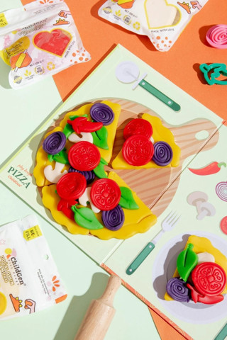 ChildGen Pizza Sahneli Oyun Hamuru Kutusu