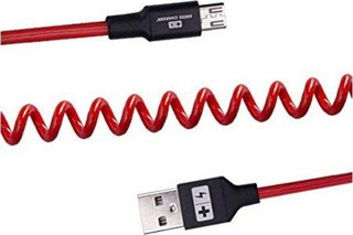 Swiss Charger SCC-10010 1.5 m 2.4 A Spiral Micro USB Şarj Kablosu