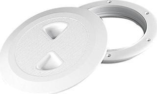 Nuova Rade Kontrol Hatchi, Yuvarlak, Baskılı Kilitli, Beyaz, İç.Ø133mm