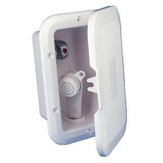 Nuova Rade Case Side-mount, w/Shower, 3m Hose, w/Lid, White