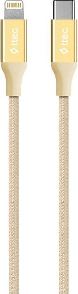 Ttec AlumiCable Type-c Lightning Hızlı Şarj Kablosu 150cm 2DK41A Altın
