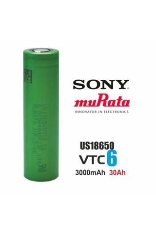 Sony Vtc6 18650 3.7v 3000mah 30a Li-ion Şarj Edilebilir Pil