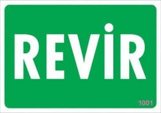 Revir Uyarı Levhası 17,5x25 KOD:1001
