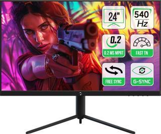 GAMEPOWER 24″ Lucid S20 540Hz 0.2MS Flat Fast TN Pivot Rgb Gaming Monitör 