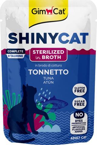 Gimcat Shinycat Pouch Sterilized Tuna 70 gr - Ton Balığı Kısırlaştırılmış kediler için