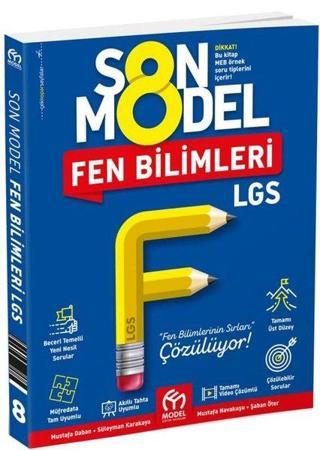 8. Sınıf Son Model Fen Bilimleri Soru Bankası - Mustafa Daban - Model Eğitim Yayınları