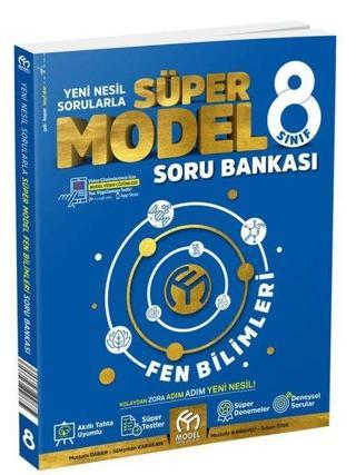 8. Sınıf Fen Bilimleri Süper Model Soru Bankası - Mustafa Daban - Model Eğitim Yayınları