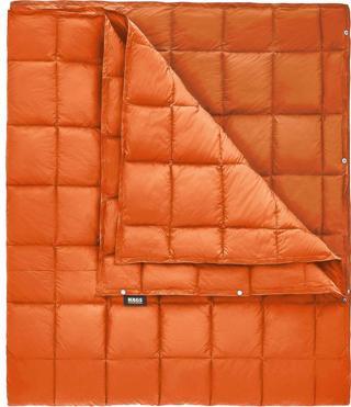 Haegs Kamp Battaniyesi - Dış Mekan Hafif Kompakt Seyahat Yorganı Kamp Yürüyüş Outdoor Şal, Battaniye 175-135 Cm Turuncu