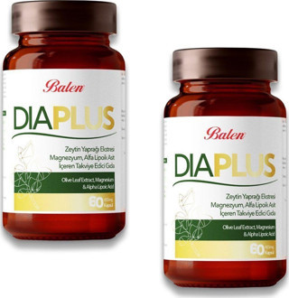 Balen Dia Plus Zeytin Yap. Magnezyum & Ala Kapsül 655 Mg 60 Kapsül X 2 Adet