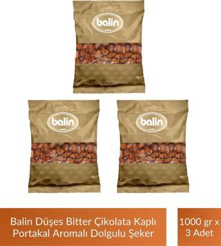 Balin Düşes Çikolata Kaplı Portakal Aromalı Sert Şeker 1000 gr x 3 Adet