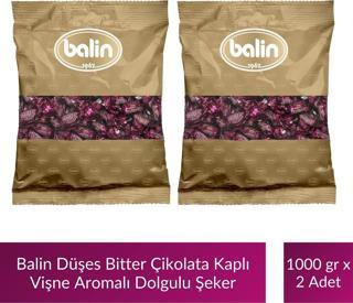 Balin Düşes Çikolata Kaplı Vişne Aromalı Sert Şeker 1000 gr x 2 Adet