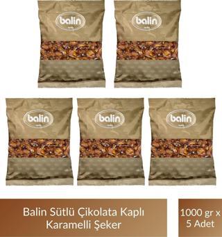 Balin Karamel Sütlü Şeker 1000 gr x 5 Adet