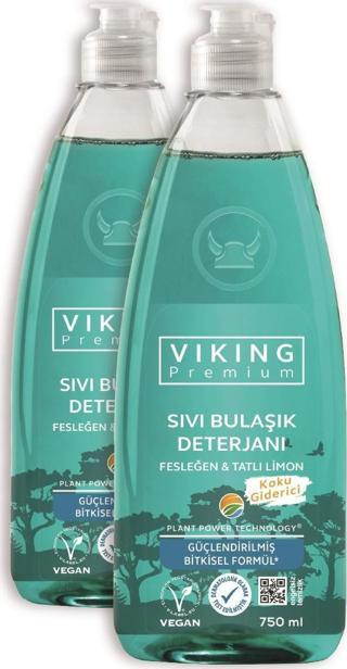 Premium Bulaşık Deterjanı Fesleğen & Limon 750 ml 2 Adet