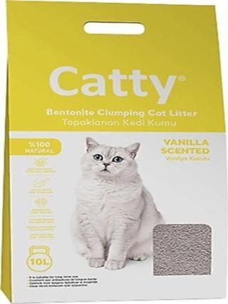 Catty Vaniya Kokulu Bentonit Topaklaşan Kedi Kumu 10lt