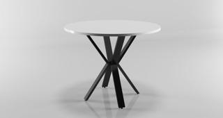 Doffo Metrix Model Demonte Metal Kafe Masa Ayak Seti Siyah Metal Kafe Masa Ayağı