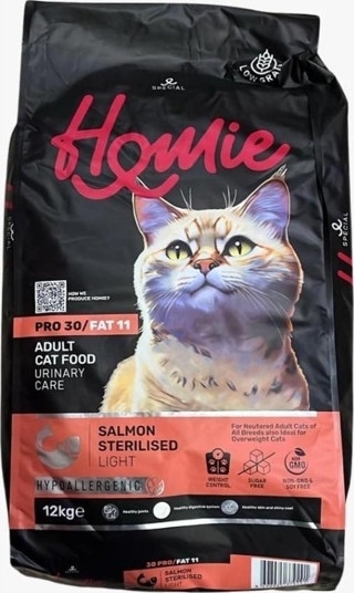 Homie Special Kısır Somonlu Kedi Maması 12 Kg