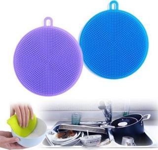 2&apos;li Kir Tutmaz Tırtıklı Yüzey Bulaşık Yıkama Pedi-Findit