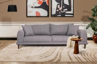 Tasarım Nero Üçlü Koltuk, Gri