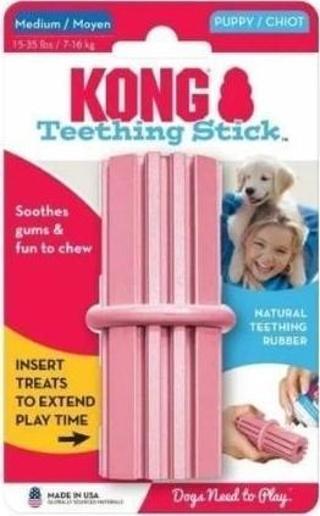 Kong Puppy Teething Stick Diş Temizliği Sağlayan Yavru Köpek Oyuncağı
