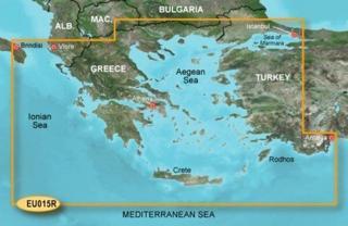 Garmin Bluechart G3 GPS Harita Kartı (Ege/Marmara)