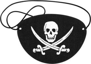 Vinleks Deri Korsan Göz Bandı Göz Maskesi Lastikli