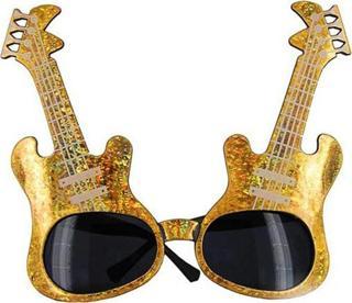 ALİTREın Renk Rockn Roll Gitar Şekilli Parti Gözlüğü 15x15 cm TdrTR