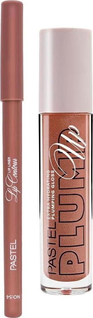 Pastel Plump Dolgunlaştırıcı Lipgloss 202+ 54 No Dudak Kelemli Set