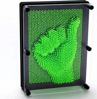 Klon El Modeli 3d Heykel Çerçeve Oyuncak Sihirli iğneli Eğitici Hayal Geliştirici Pinart 20*15cm