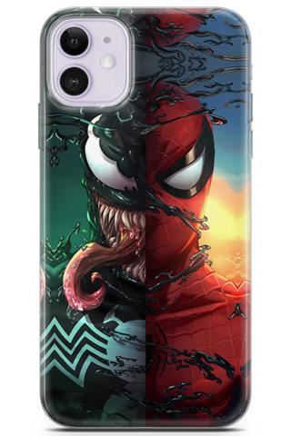 Miraksesuar iPhone 11 Uyumlu Kılıf Yapayzeka 10 Spider Venom Full HD Kılıf