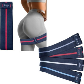 Rebuwo Direnç Bandı Dörtlü Squat Band Dokuma Direnç Bandı Lastiği Seti 