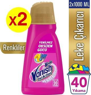 Vanish Kosla Sıvı Gold Pembe Renkliler 1000 Ml (2 Adet)