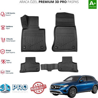 MERCEDES GLC ARACA ÖZEL 3D PASPAS 2023 2024 2025 2026