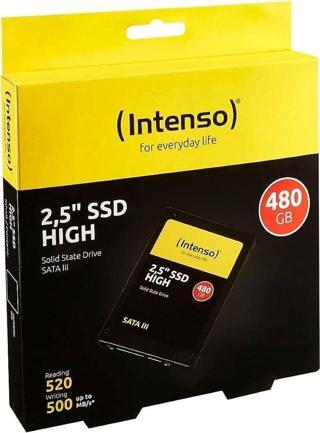 INTENSO HIGH 480GB 2.5'' SATA3 SSD 520/480 3813450