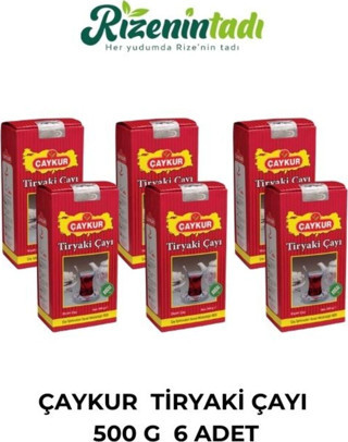 Çaykur Tiryaki Çayı 500 Gr - 6 Adet