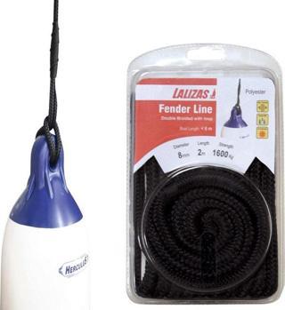 Lalizas CABO Usturmaça Halatı-İki Kollu, Kasalı, Ç:10Mm, B:2M, Pol. Siyah - Koyu Mavi