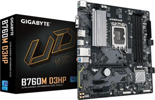 Gigabyte B760M D3HP DDR5 5600MHz(OC) Soket 1700 M.2 HDMI DP mATX Anakart