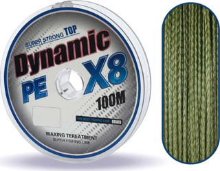 Dynamic PE Braided Line x8 Green İp Olta Misinası 100mt YEŞİL-0,35 mm