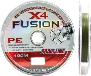 Remixon Fusion X4 İp Olta Misinası 100Mt 0,18 MM