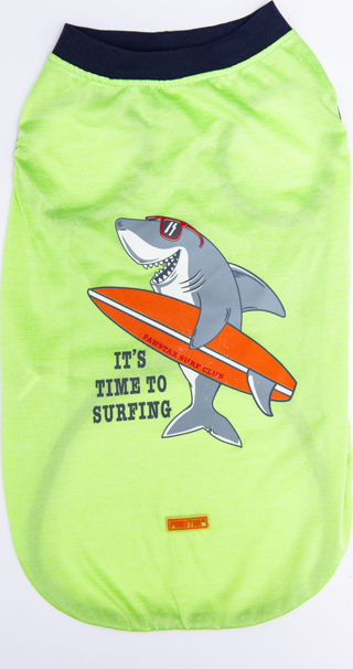 Pawstar Green Shark Büyük T-shirt 6XLarge  55X69X86 CM